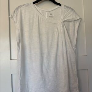 GAP White Knot-Detail Tank Top